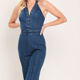 BLUE REVERIE DENIM JUMPSUIT