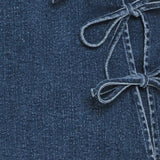 STREET TIE DENIM SKORT