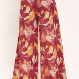 RESORT DREAM PALAZZO WOVEN WIDE LEG PANTS