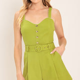 WINE COUNTRY WOVEN ROMPER