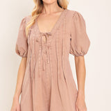 ENGLISH COUNTRYSIDE WOVEN ROMPER