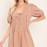 ENGLISH COUNTRYSIDE WOVEN ROMPER