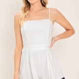 SUMMER HARBOR WOVEN ROMPER