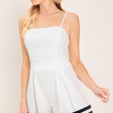 SUMMER HARBOR WOVEN ROMPER