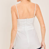 SUMMER HARBOR WOVEN ROMPER
