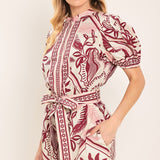 PROVENCE WEEKEN WOVEN ROMPER