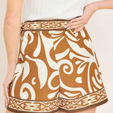 AMALFI COAST WOVEN SKORT
