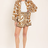 AMALFI COAST WOVEN SKORT