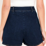 EVERYDAY INDIGO DENIM SKORT
