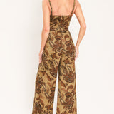 ACORN ARABESQUE ESCAPE FAUX SUEDE JUMPSUIT