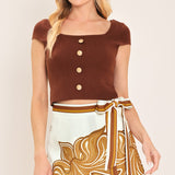 DESERT BLOOM WOVEN SKORT