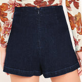 AUTUMN LEAF DENIM SKORT