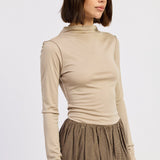 Eliza Mock Neck Top