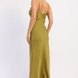 Amara Satin Maxi Dress