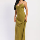 Amara Satin Maxi Dress