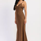 Amara Satin Maxi Dress
