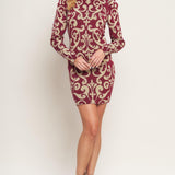 BASK IN LOVE SWEATER MINI DRESS