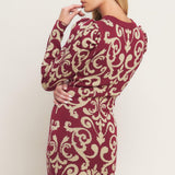 BASK IN LOVE SWEATER MINI DRESS