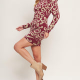 BASK IN LOVE SWEATER MINI DRESS