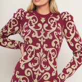 BASK IN LOVE SWEATER MINI DRESS