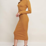 BE WITH YOU SWEATER MIDI DRESS