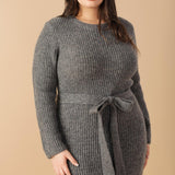 BE GOOD TO ME SWEATER MIDI DRESS