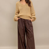 EARTHY TOUCH SWEATER KNIT TOP