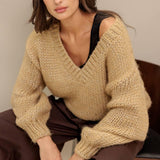 EARTHY TOUCH SWEATER KNIT TOP