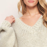 EARTHY TOUCH SWEATER KNIT TOP