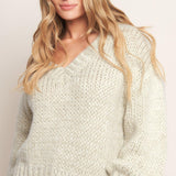 EARTHY TOUCH SWEATER KNIT TOP