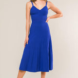 BREEZY WALKS KNIT MIDI DRESS