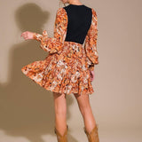 FLIRTY DREAMER SWEATER MINI DRESS