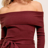 ALL A FANTASY SWEATER MIDI DRESS