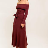 ALL A FANTASY SWEATER MIDI DRESS