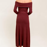 ALL A FANTASY SWEATER MIDI DRESS