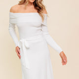 ALL A FANTASY SWEATER MIDI DRESS