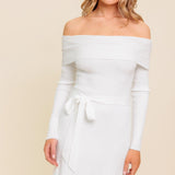 ALL A FANTASY SWEATER MIDI DRESS