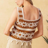 WISHFUL THINKING CROCHET TOP