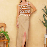 WISHFUL THINKING CROCHET TOP