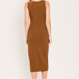 SADDLEWOOD ELEGANCE SWEATER KNIT MIDI DRESS