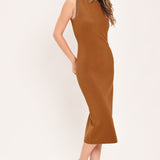 SADDLEWOOD ELEGANCE SWEATER KNIT MIDI DRESS