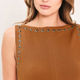 SADDLEWOOD ELEGANCE SWEATER KNIT MIDI DRESS