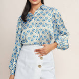 MOROCCAN MUSE WOVEN TOP