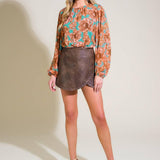 DELICATE HUE WOVEN TOP