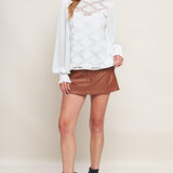 WEEKEND WANDERER WOVEN TOP