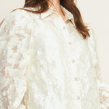 LUMINOUS GLOW WOVEN TOP