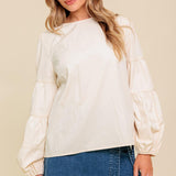 WAVERLY MILLS WOVEN TOP