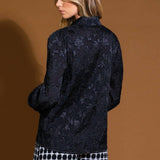 INCREDIBLE LOVE JACQUARD WOVEN TOP