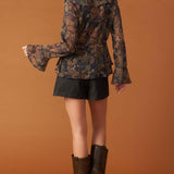 SECRET GARDEN WOVEN TOP