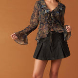 SECRET GARDEN WOVEN TOP